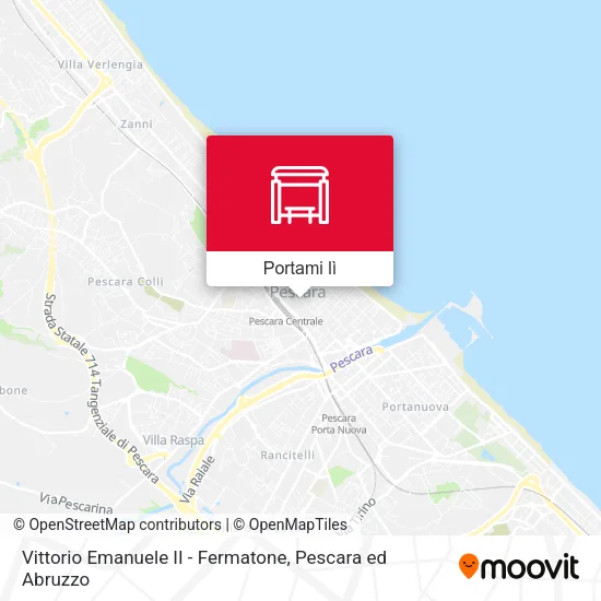 Mappa Vittorio Emanuele II - Fermatone
