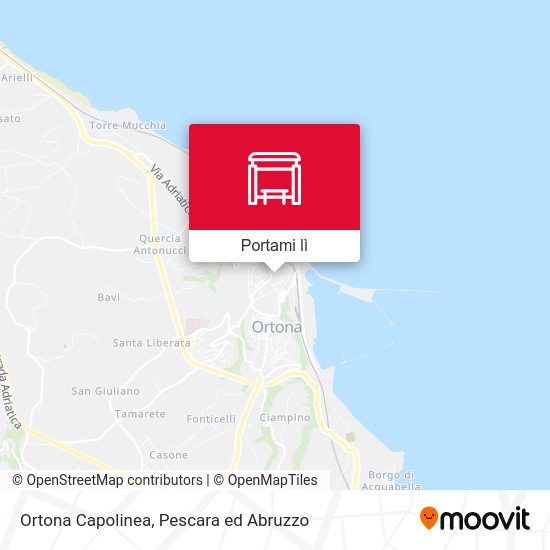 Mappa Ortona Capolinea