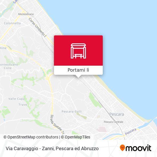 Mappa Via Caravaggio - Zanni