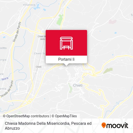 Mappa Chiesa Madonna Della Misericordia