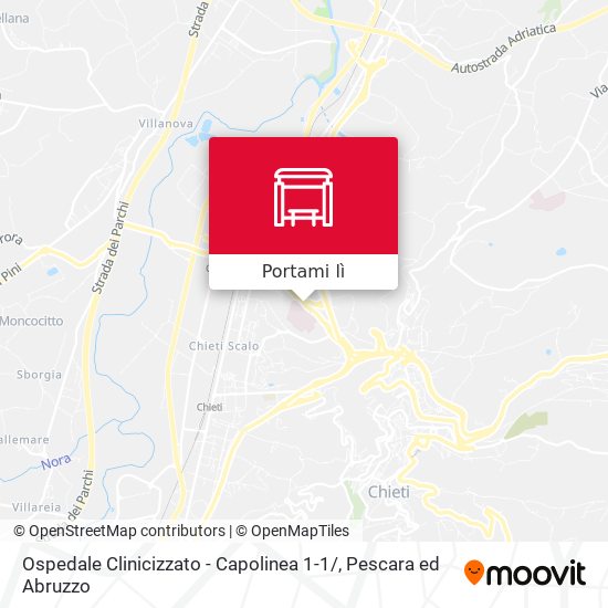 Mappa Ospedale Clinicizzato - Capolinea 1-1/