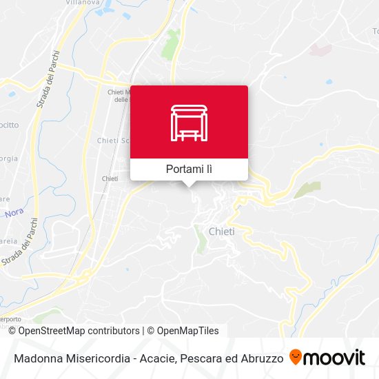 Mappa Madonna Misericordia - Acacie