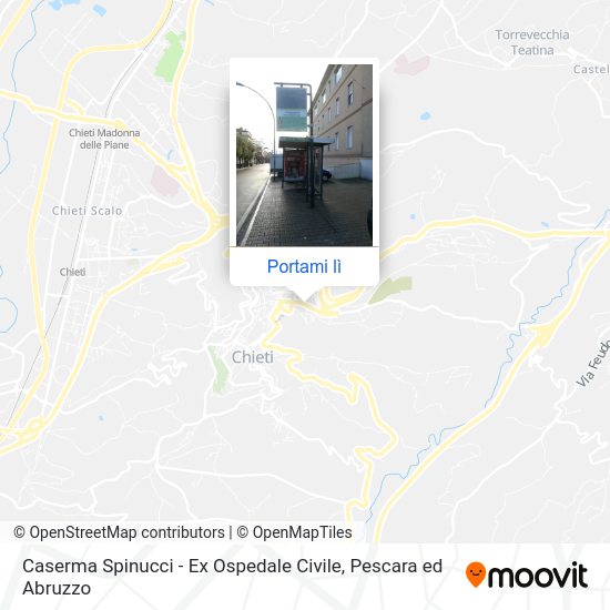 Mappa Caserma Spinucci - Ex Ospedale Civile