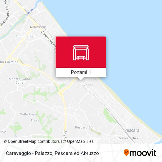 Mappa Caravaggio - Palazzo