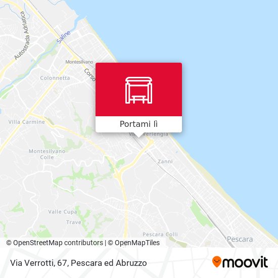 Mappa Via Verrotti, 67