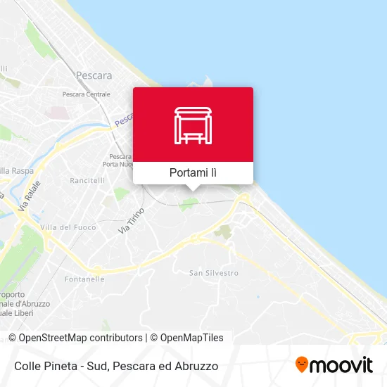 Mappa Colle Pineta - Sud