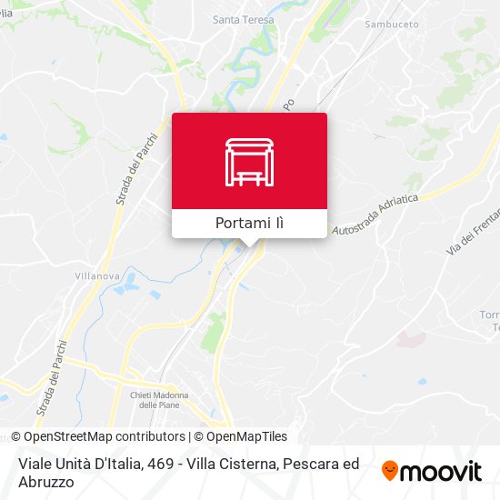 Mappa Viale Unità D'Italia, 469 - Villa Cisterna