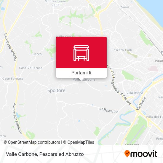 Mappa Valle Carbone