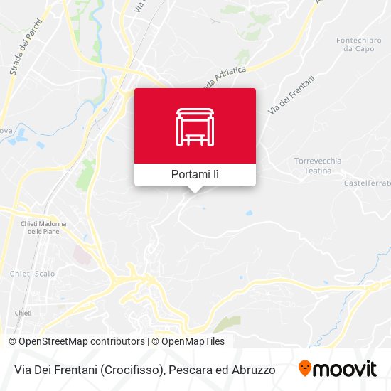 Mappa Via Dei Frentani (Crocifisso)