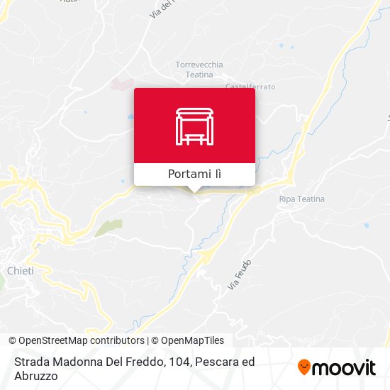 Mappa Strada Madonna Del Freddo, 104