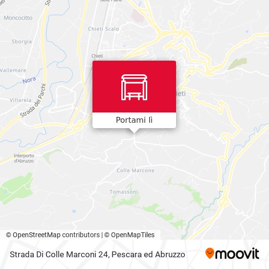 Mappa Strada Di Colle Marconi 24