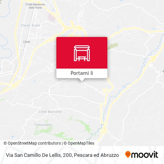 Mappa Via San Camillo De Lellis, 200