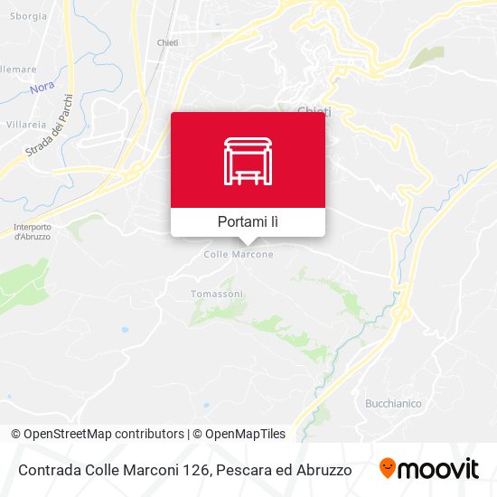 Mappa Contrada Colle Marconi 126
