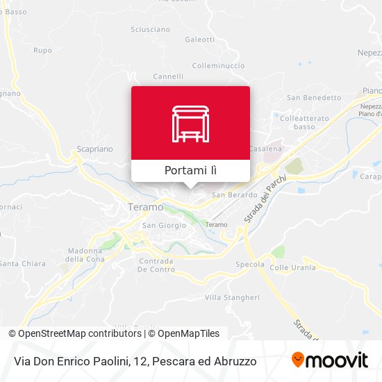 Mappa Via Don Enrico Paolini, 12
