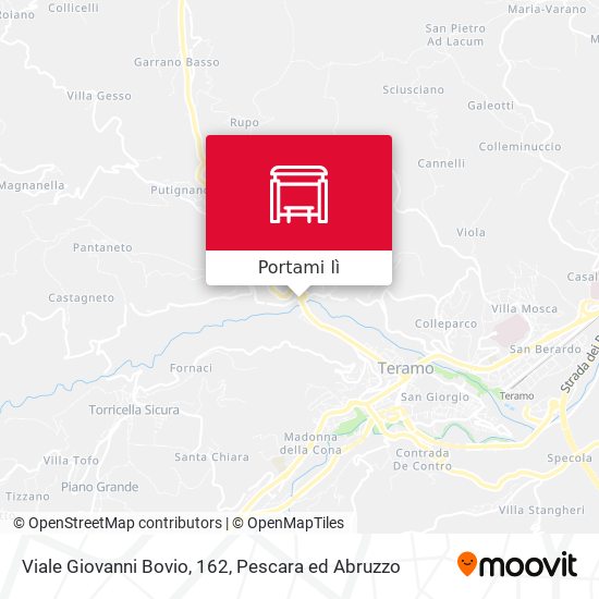 Mappa Viale Giovanni Bovio, 162