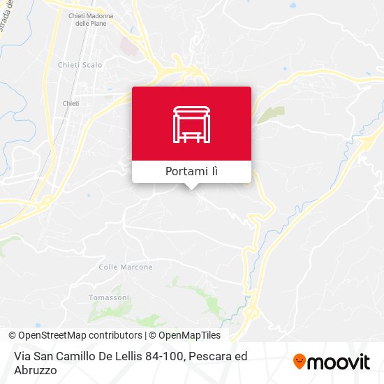 Mappa Via San Camillo De Lellis     84-100
