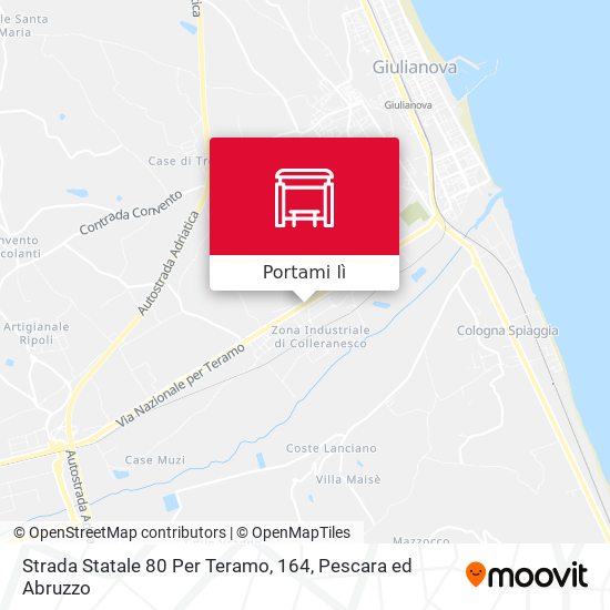 Mappa Strada Statale 80 Per Teramo, 164