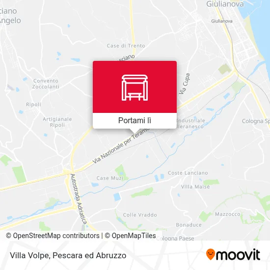 Mappa Villa Volpe