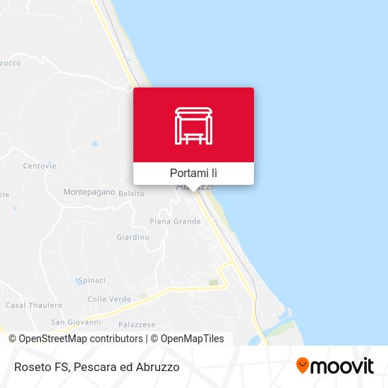 Mappa Roseto FS