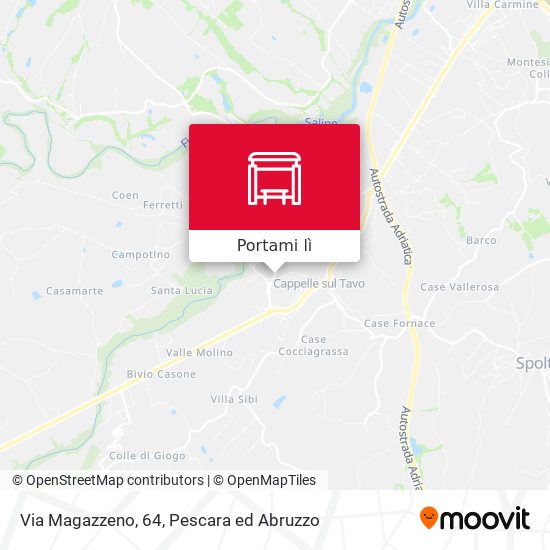 Mappa Via Magazzeno, 64