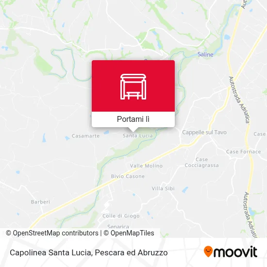 Mappa Capolinea Santa Lucia