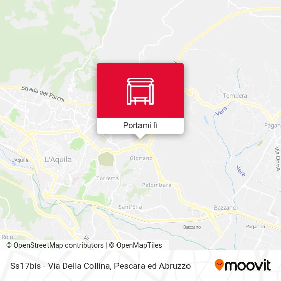 Mappa Ss17bis - Via Della Collina