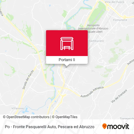 Mappa Po - Fronte Pasquarelli Auto