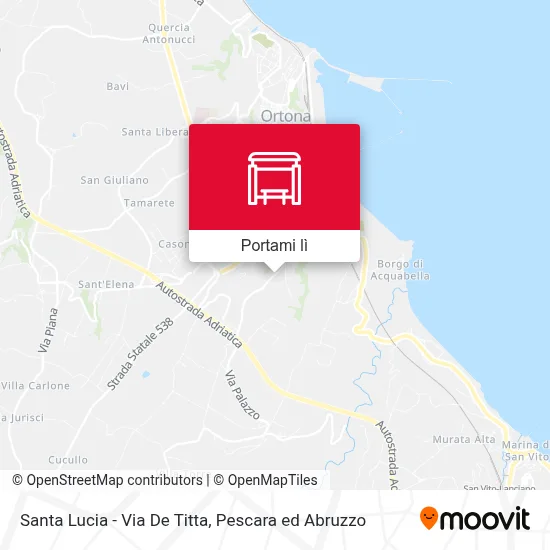 Mappa Santa Lucia - Via De Titta