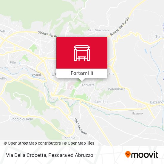 Mappa Via Della Crocetta