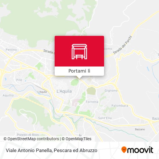 Mappa Viale Antonio Panella