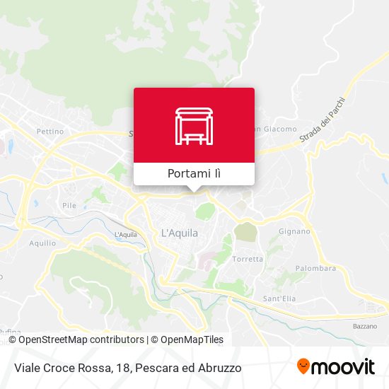 Mappa Viale Croce Rossa, 18