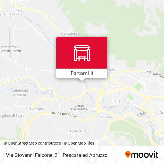 Mappa Via Giovanni Falcone, 21
