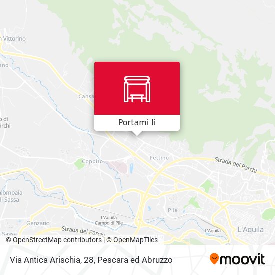 Mappa Via Antica Arischia, 28