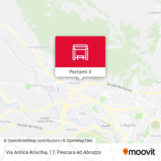 Mappa Via Antica Arischia, 17