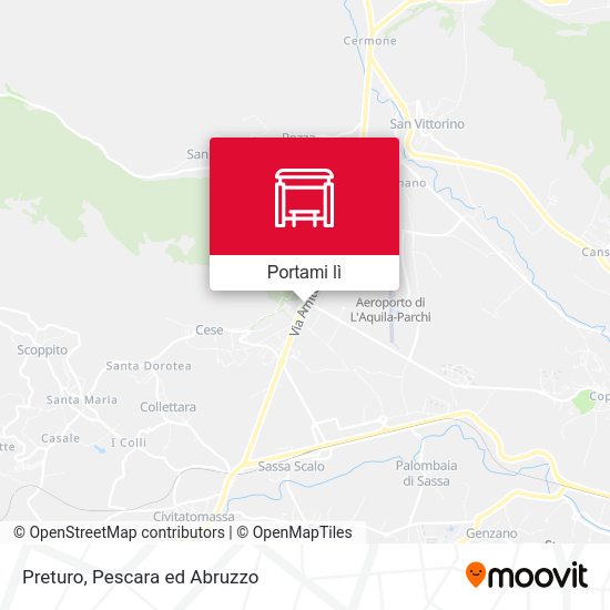 Mappa Preturo