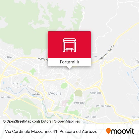 Mappa Via Cardinale Mazzarino, 41