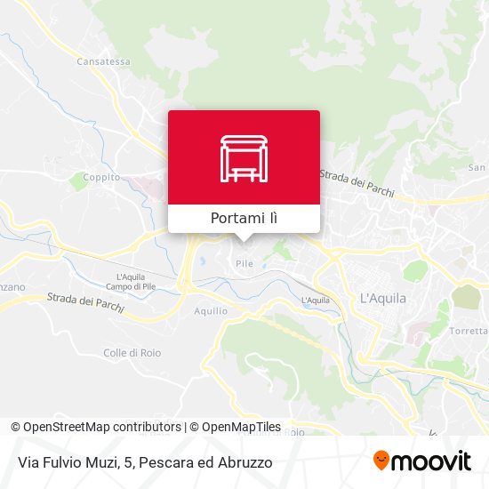 Mappa Via Fulvio Muzi, 5