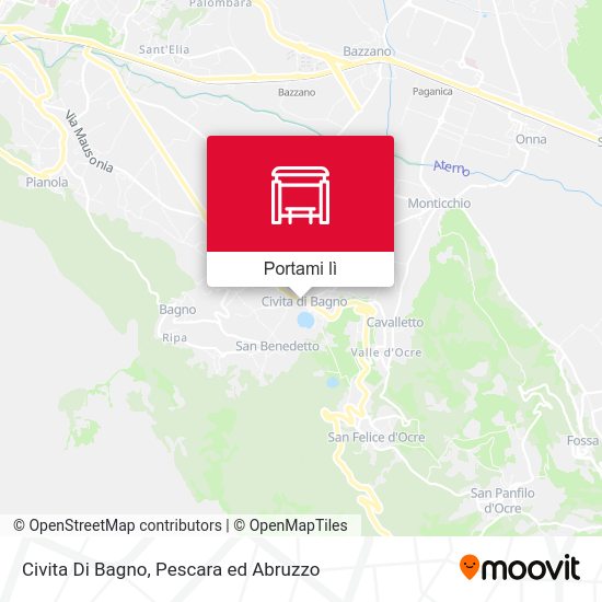 Mappa Civita Di Bagno