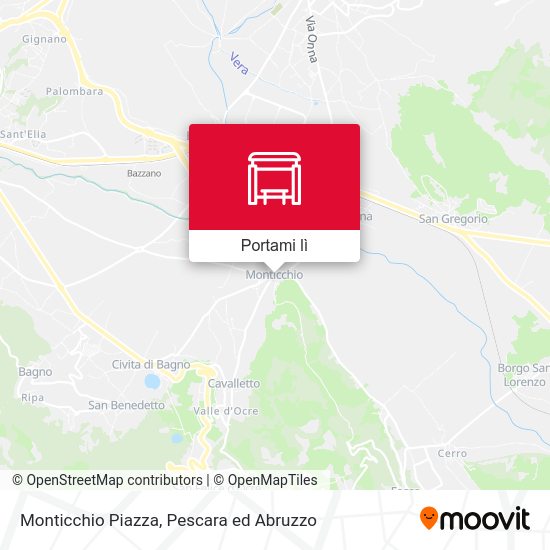 Mappa Monticchio Piazza