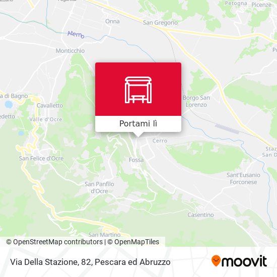 Mappa Via Della Stazione, 82