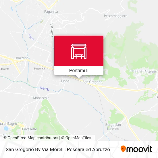 Mappa San Gregorio Bv Via Morelli