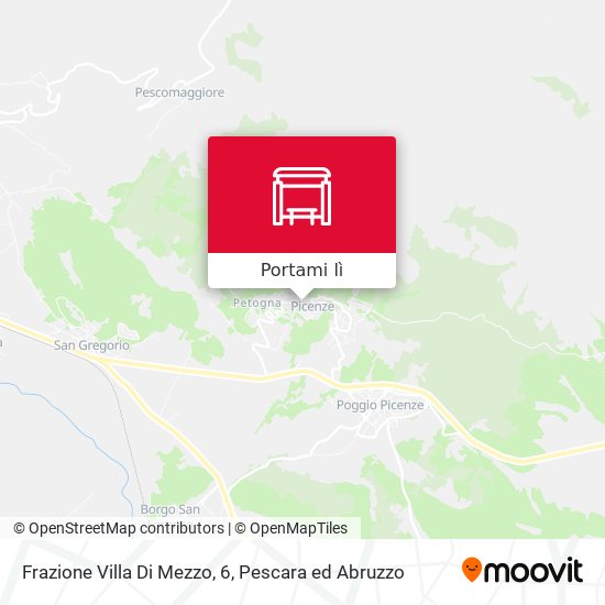 Mappa Frazione Villa Di Mezzo, 6