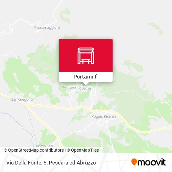 Mappa Via Della Fonte, 5