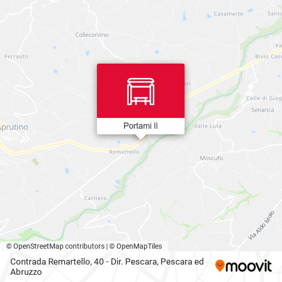 Mappa Contrada Remartello, 40 - Dir. Pescara