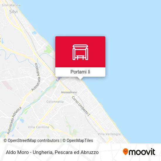 Mappa Aldo Moro - Ungheria