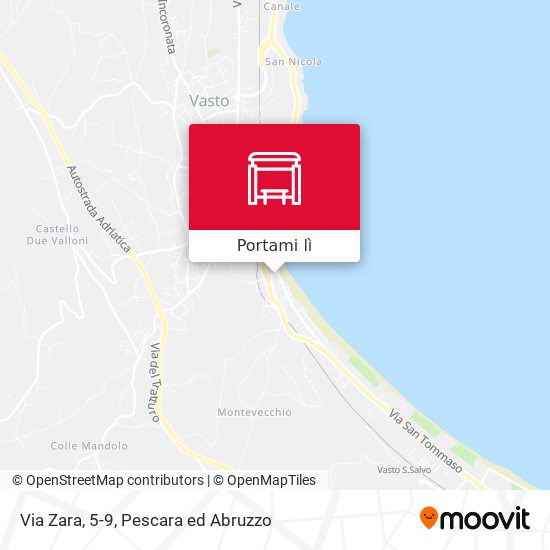 Mappa Via Zara, 5-9