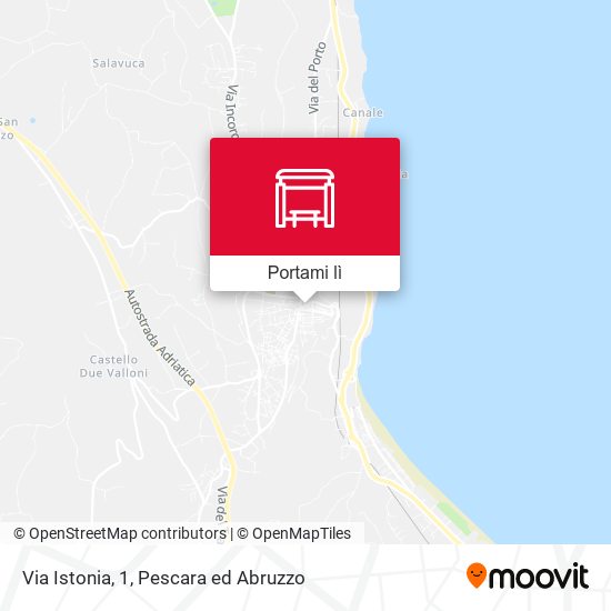 Mappa Via Istonia, 1