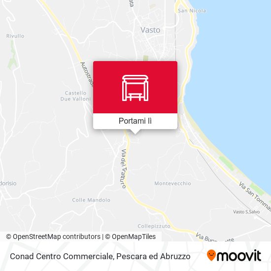 Mappa Conad Centro Commerciale