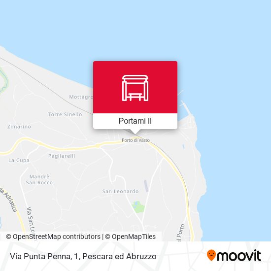 Mappa Via Punta Penna, 1