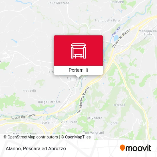 Mappa Alanno